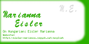 marianna eisler business card
